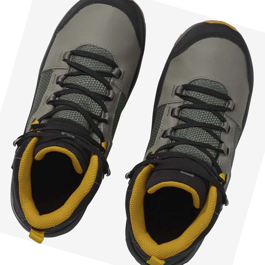 Salomon OUTWARD CLIMASALOMON™ WATERPROOF Çocuk Yürüyüş Ayakkabısı Zeytin Yeşili | TR 2041EBC